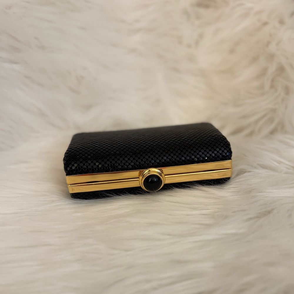 πΎ Mini Black Sparkling Clutchβ Purse - Picture 3 of 7